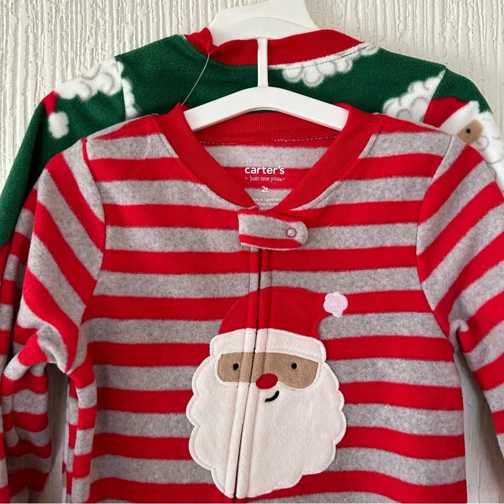 Carters boys pajama fleece set size 2T